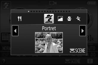 Dopasowanie ustawień do fotografowanego obiektu lub sytuacji (program tematyczny) Aparat oferuje wybór programów tematycznych.