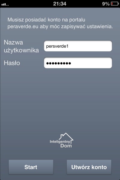Aplikacje Mobilne W systemie Domu Inteligentnego dostępne są aplikacje dla urządzeń mobilnych z systemami zarówno Android jak i ios. Program dla systemu Android należy pobrać z portalu Google Play.