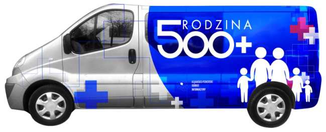 W ramach kampanii promocyjnej rządowego programu Rodzina 500+ ruszyła AKCJA500BUS.