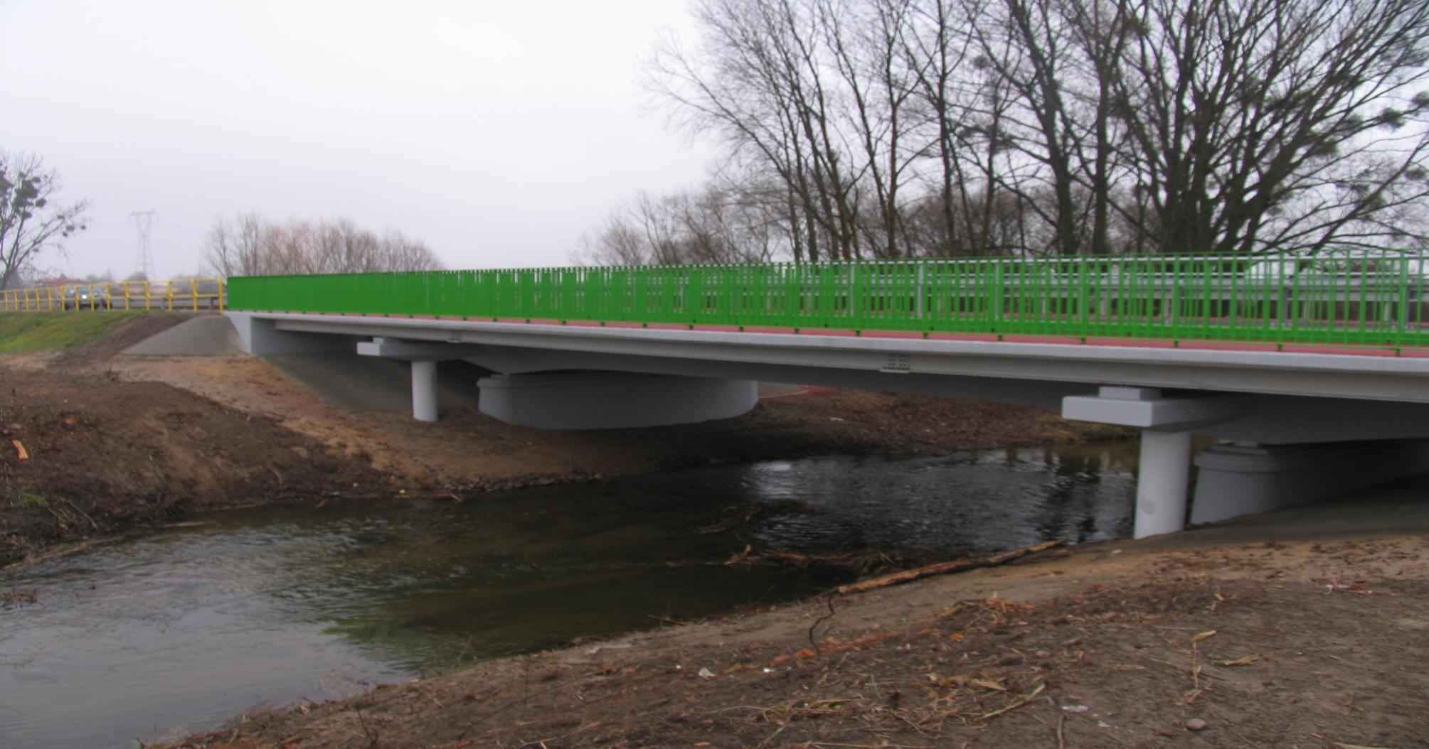 Zrealizowane mosty Powiat Sochaczewski - droga pow. Nr 3837W most w m. Szymanów dł.