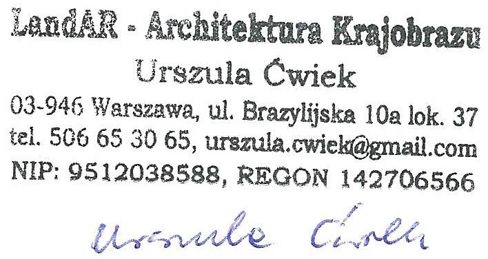 ul. Brazylijska 0a lok. 7 0-96 Warszawa OPRACOWANIE DOKUMENTACJI PROJEKTOWO- KOSZTORYSOWEJ BUDOWY SIŁOWNI ZEWNĘTRZNEJ PRZY SP 2 NA OSIEDLU PODOLSZYCE PŁN.