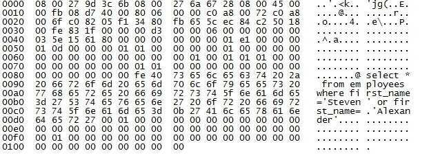 Wybrane ataki na systemy 73 Rys. 3. Skanowanie serwera bazodanowego narzędziem NMAP Fig. 3. Scanning of the database server by the NMAP tool Rys. 4.