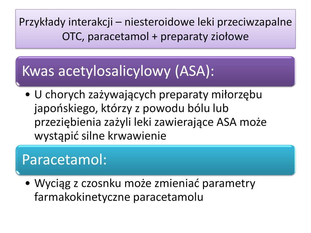 W przypadku połączenia miłorzębu japońskiego z