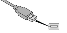Audio i Telematyka 242 Media Odtwarzacz USB Moduł składa się z portu USB i gniazda Jack, w zależności od modelu.
