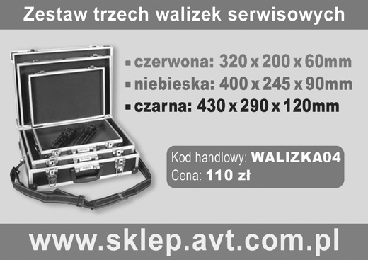 Rys. 10. Schemat montażowy przetwornika pojemnościami, a następnie przez filtr analogowy.