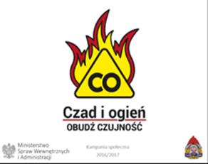 CZAD I OGIEŃ!!! CZAD CICHY ZABÓJCA BĄDŹ CZUJNY!!! Sezon grzewczy jest okresem, gdy dłużej przebywamy w domu, szczelnie zamykamy okna oraz włączamy urządzenia grzewcze.