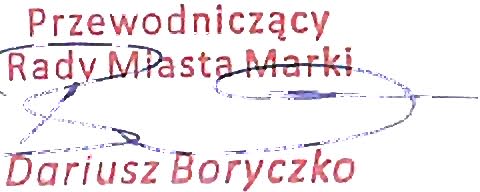 (. RADA rvll:~sta MARK I A I. J. Pilsudskiego9 5 05-270 MARK I tel.: 22 78110 03 woj. Mazowieckie Zalqcznik Nr 4 do uchwaly Hr LV143512014 Rady Miasta Marki z dnia 16 kwietnia 2014 r.