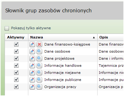 Dzięki systemowi OSCAD firma lub instytucja: posiada usystematyzowaną wiedzę na temat realizowanych procesów oraz wykorzystywanych i przetwarzanych informacji, aktywnie identyfikuje czynniki mogące