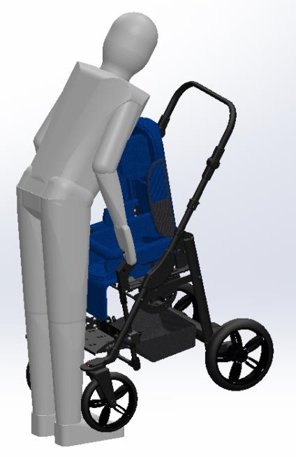7. Przenoszenie wózka spacerowego Modi Buggy Ze względów bezpieczeństwa wózek należy przenosić za jego części, osobno za siedzisko