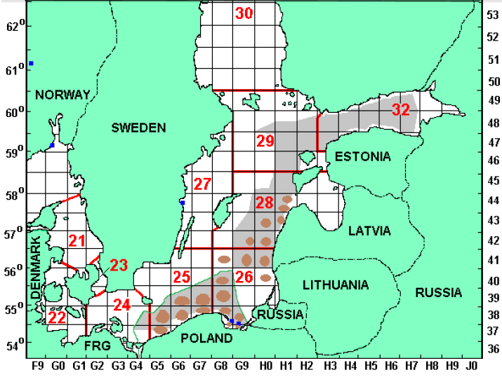 Profil prac badawczych i wyposażenia Obszar operacyjny: Morze Bałtyckie Mapa: Wiadomości Rybackie