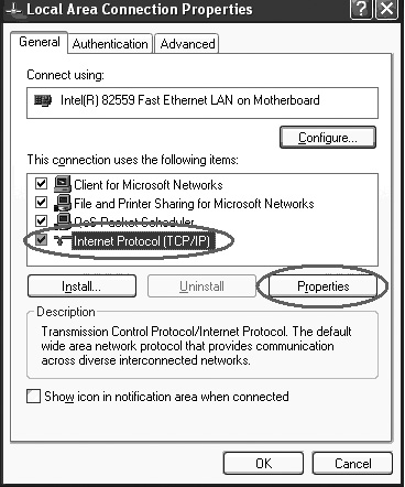 Podłączanie Sweex Wireless Broadband Router 54 Mbps 1. Podłącz zasilacz (załączony) z tyłu rutera i gniazdka sieciowego. Kontrolka obok Power zapali się.