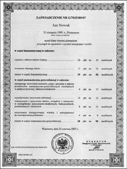 1 2 3 4 7 Część humanistyczna suma punktów 39 stanin Obszar Liczba punktów uzyskanych Wynik średni I II 17 21, 1,42 Część matematyczno-przyrodnicza suma punktów 2 stanin Obszar Liczba punktów