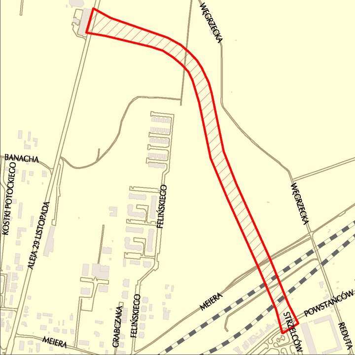 18. Budowa ul. Iwaszki Budowa ulicy głównej G 2x2 (dwie jezdnie po dwa pasy ruchu) stanowiącej przedłuŝenie ul. Strzelców do al.