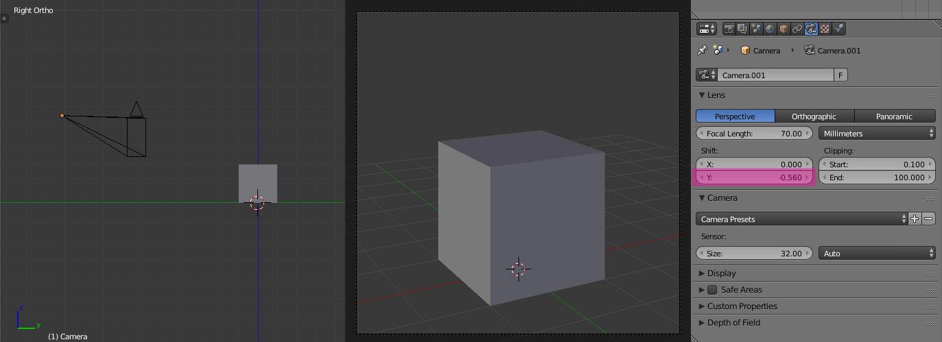 2. DODANIE I USTAWIENIA KAMERY Ogniskowa kamery (Focal Length) przy renderingu studyjnym powinna wynosić od co najmniej 50mm do 120mm.