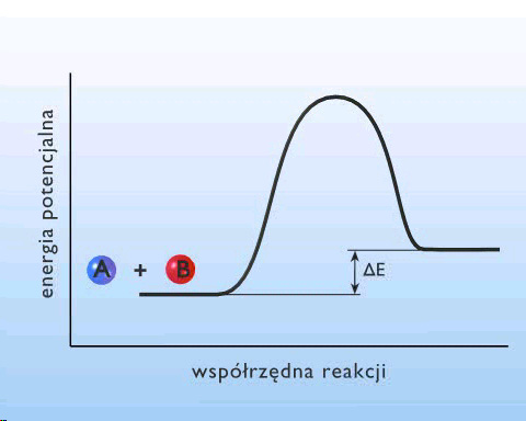 Energia aktywacji Minimalna energia potrzebna, aby reakcja zaszła nazywana