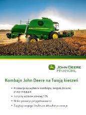 Credit Agricole zapewnia finansowanie fabryczne dla marki John Deere dzięki współpracy w ramach Programu John Deere Financial między Credit Agricole Bank możesz skorzystać z wyjątkowo wygodnych i