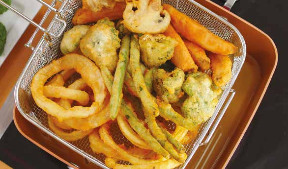 TEMPURA MIX Można użyć gotowej mieszanki Tempura Mix (sposób przygotowania podano na opakowaniu) lub przygotować własną: 120 g mąki 1 łyżka proszku do pieczenia 1 łyżka oleju sezamowego 300 ml wody