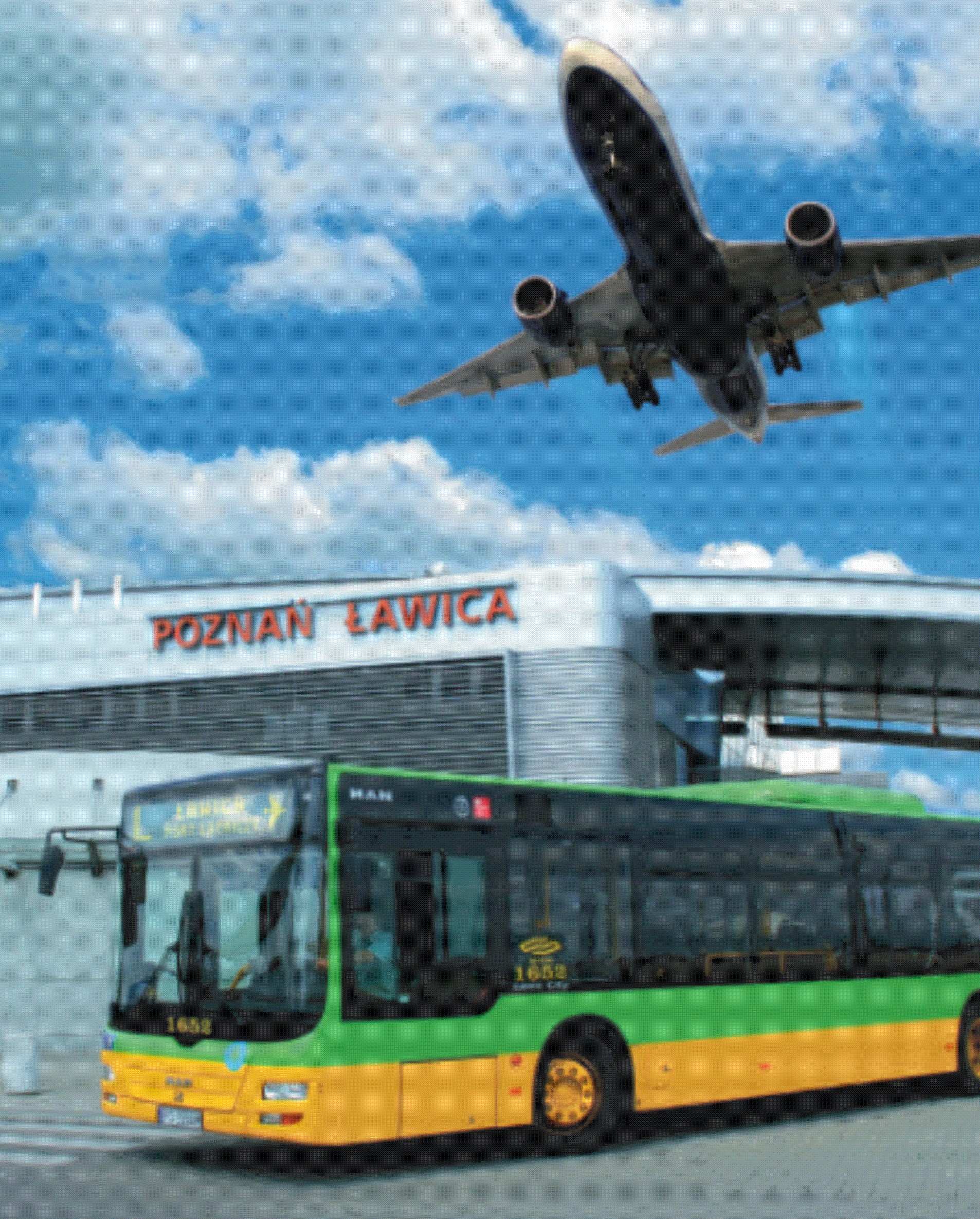 Transport Port Lotniczy Ławica modernizacja lotniska; szybkie i bezkolizyjnej połączenie z centrum miasta; zwiększenie połączeń krajowych (zwłaszcza z Wrocławiem, Gdańskiem i