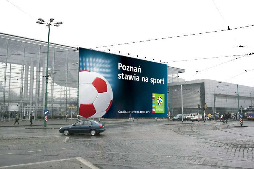 Marketing i promocja Wybrane elementy promocji Euro 2012 w Poznaniu: 2008 przystanek EURO 2012 - aranŝacja przystanku przy ul.