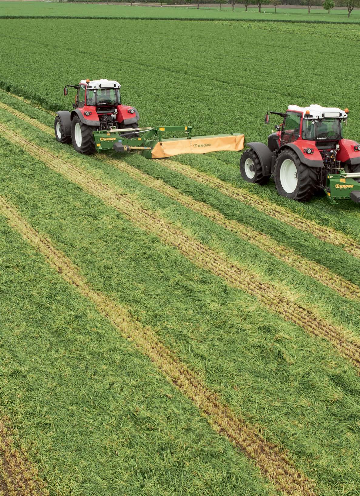 EasyCut Więcej niż koszenie Szybkozłącza do mocowania noży SafeCut: indywidualne zabezpieczenia tarcz kosiarki SmartCut: dokładne koszenie z optymalnym pokryciem torów ruchu noży Zabezpieczenie