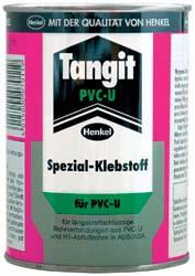 Tangit Klej specjalny do PVC-U Tangit jest klejem zawierającym rozpuszczalnik na bazie tetrahydrofuaranu.