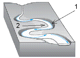Zadanie 19. (0 1) Zaznacz literę przy schemacie, na którym prawidłowo przedstawiono model przyczynowo-skutkowy: czynnik proces rzeźbotwórczy forma terenu. A. lodowiec akumulacja delta B.