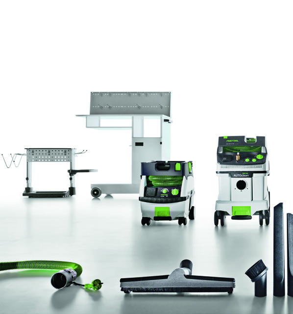 302 System Festool Po prostu lepiej gdy wszystko do siebie pasuje, dlatego też wszystkie odkurzacze mobilne Festool wyposażone są w zintegrowany schowek na wąż, uchwyt Sys-Dock do mocowania