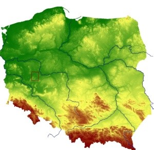 Obszar badań A - osady stałe (osady, grodziska,
