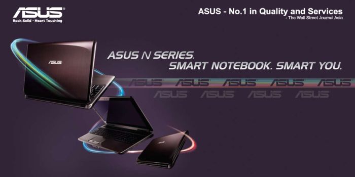Notebooki ASUS Serii N to kolejna rodzina komputerów przenośnych, które zaskoczą nie tylko swoją funkcjonalnością, ale także niepowtarzalnym designem Seria N to połączenie innowacyjnej technologii z