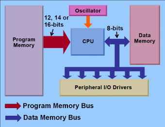 Mikrokontrolery PIC -Procesory 8-bit RISC ze zmodyfikowaną architekturą harvardzką