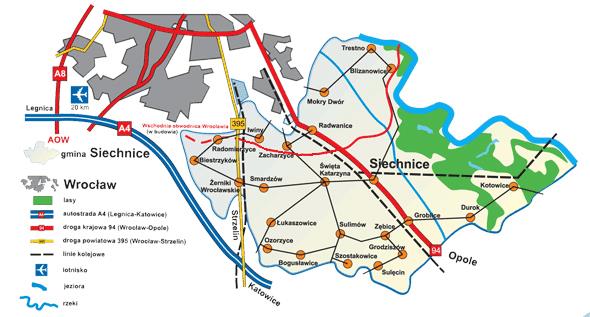 prowadzi od granicy z Niemcami przez Zgorzelec, Bolesławiec, Legnicę, Wrocław, Opole, Kędzierzyn-Koźle, Gliwice, Zabrze, Katowice, Jaworzno, Trzebinię, Kraków, Tarnów, Rzeszów i Przemyśl do granicy z