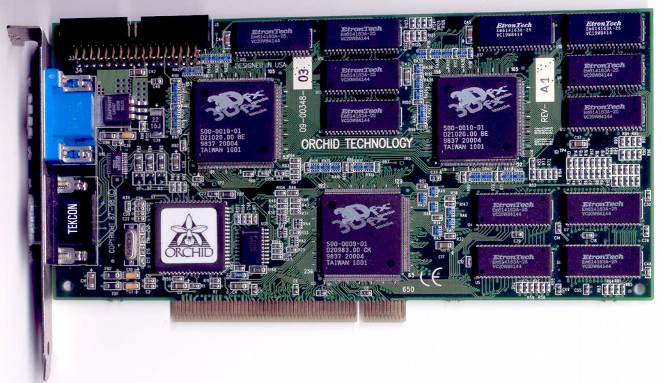 Jednostka teksturująca (ang. texture unit) 3dfx Voodoo 2 (1998) był pierwszym akceleratorem 3D, który oferował aż dwie jednostki teksturujące.
