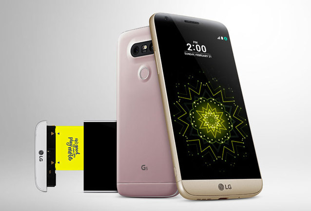 GSMONLINE.PL LG G5 - premiera na MWC 2016 2016-02-21 Na LG G5 targach Mobile World Congress 2016 firma LG zaprezentowała swój najnowszy flagowy smartfon - LG G5.