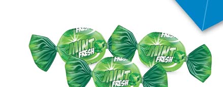 CUKIERKI CANDIES YOGO FRUIT TOREBKA 90 G, TORBA 1 KG, KARTON 3 KG / YOGO FRUIT BAG 90 G, BAG 1 KG, BOX 3 KG Cukierki w 4 smakach jogurtowo-owocowych (jogurt-truskawka, jogurt-malina,