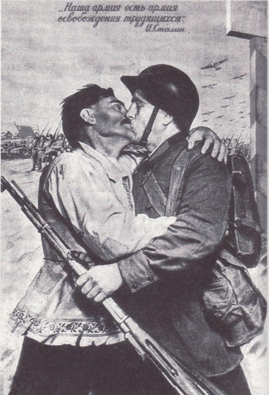 Sowiecki plakat z września 1939