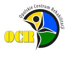 Opolskie Centrum Rehabilitacji 48-317 Korfantów, ul. Wyzwolenia 11; Tel. 077 43 44 000, fax 077 43 44 004, e-mail ocr@ocr.