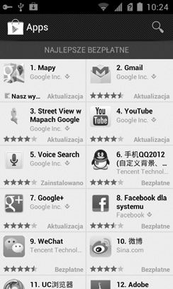 Dotknij kategorii na ekranie Google Play Store, aby przeszukać jej zawartość. Możesz także wybrać podkategorię, jeśli istnieje.