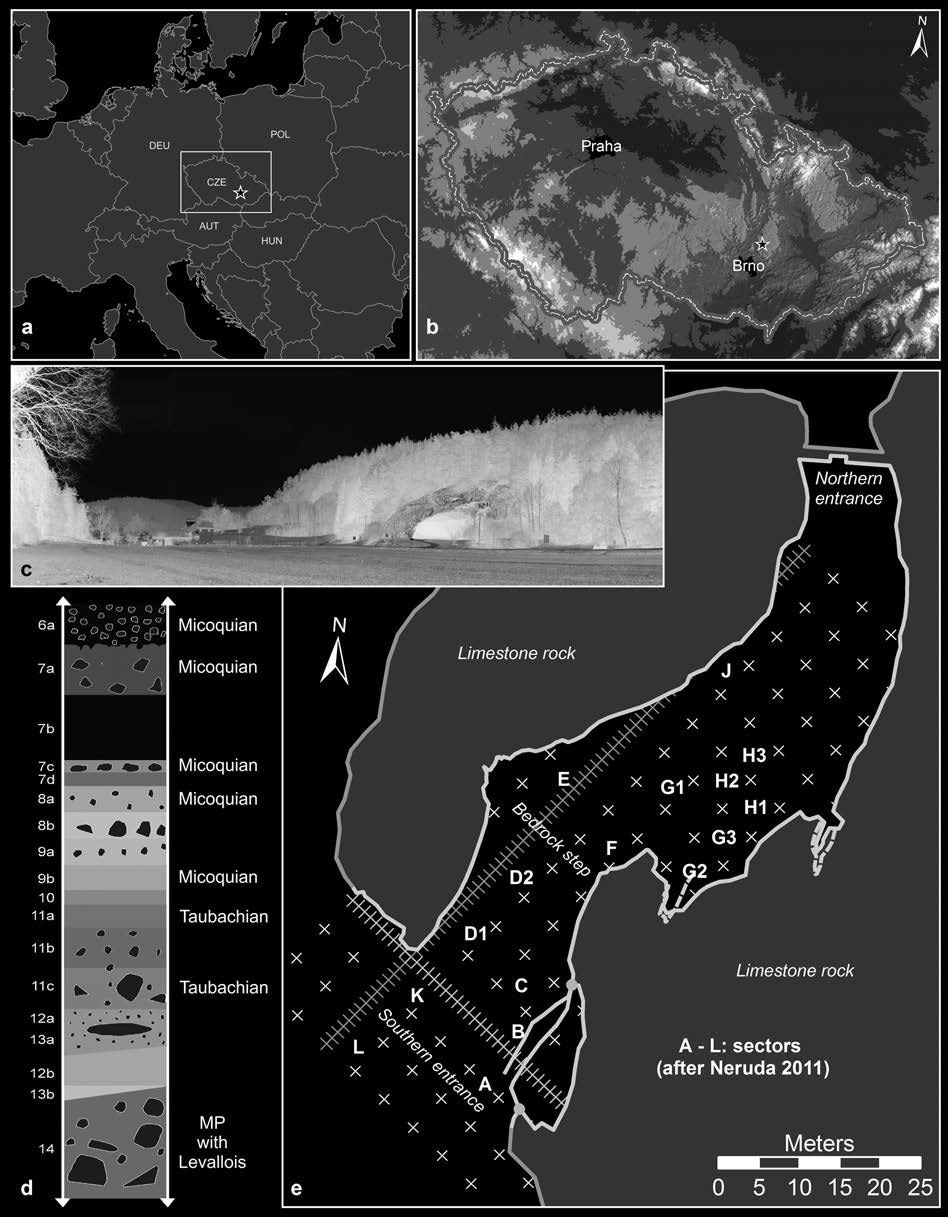 32 ARTEFAKT w PRZESTRZENI. Krzemienica skupienie stanowisko region Fig. 1. The K lna Cave.