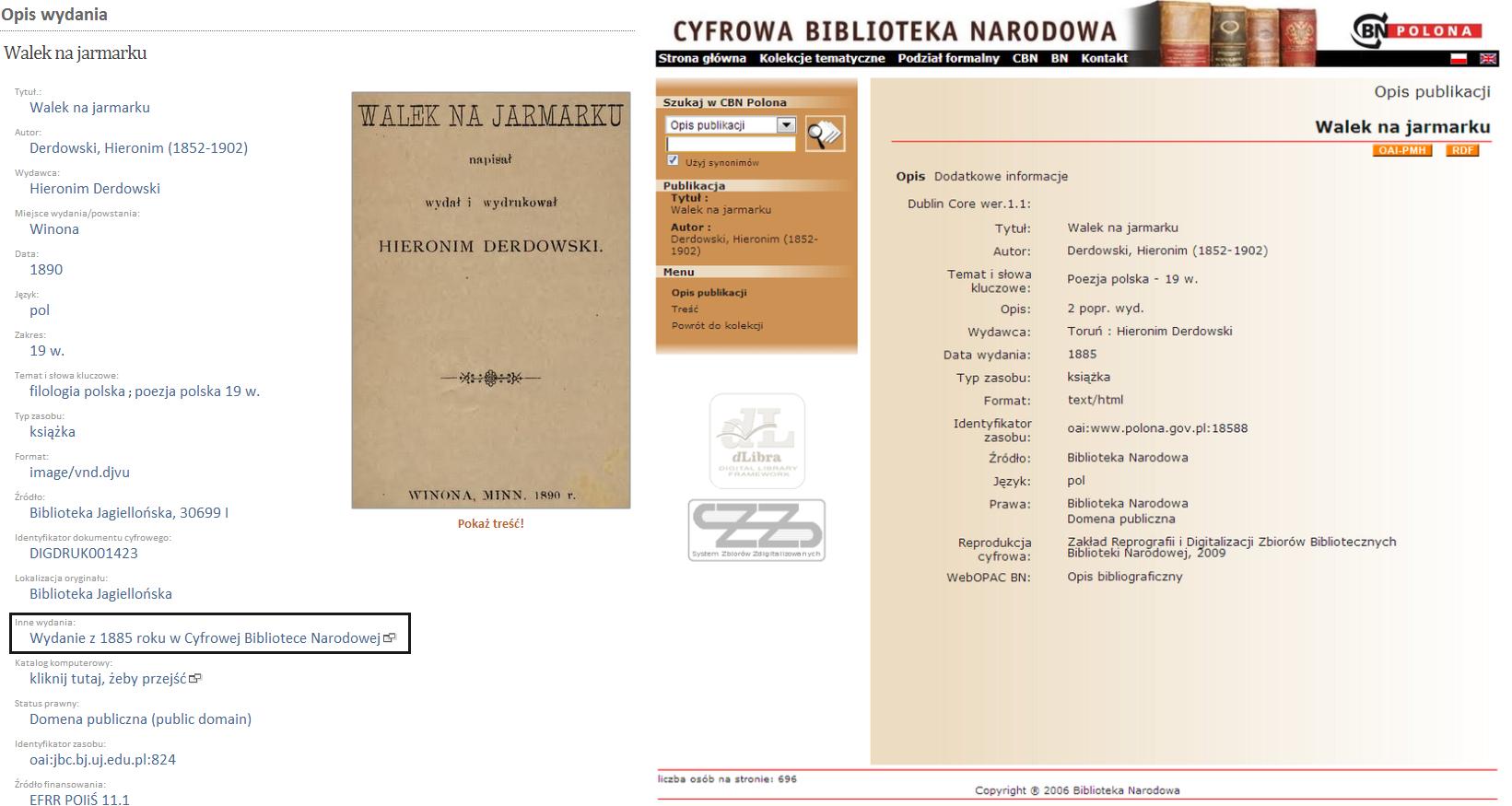 Opis pojedynczej publikacji Powiązania: Inne