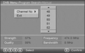 2) Music Program Press the <DOWN> button to highlight the Music Program, Then press the <ENTER> button to enter the Music program options, appear the screen.