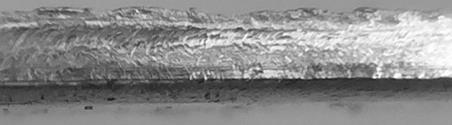 Analysis of Slitting of Aluminum Body Panels 109 a) b) c) d) e) f) g) h) i) pockets Fig. 4. Characteristic features of the sheared edges under study: a) v = 7 m/min, c = 0.