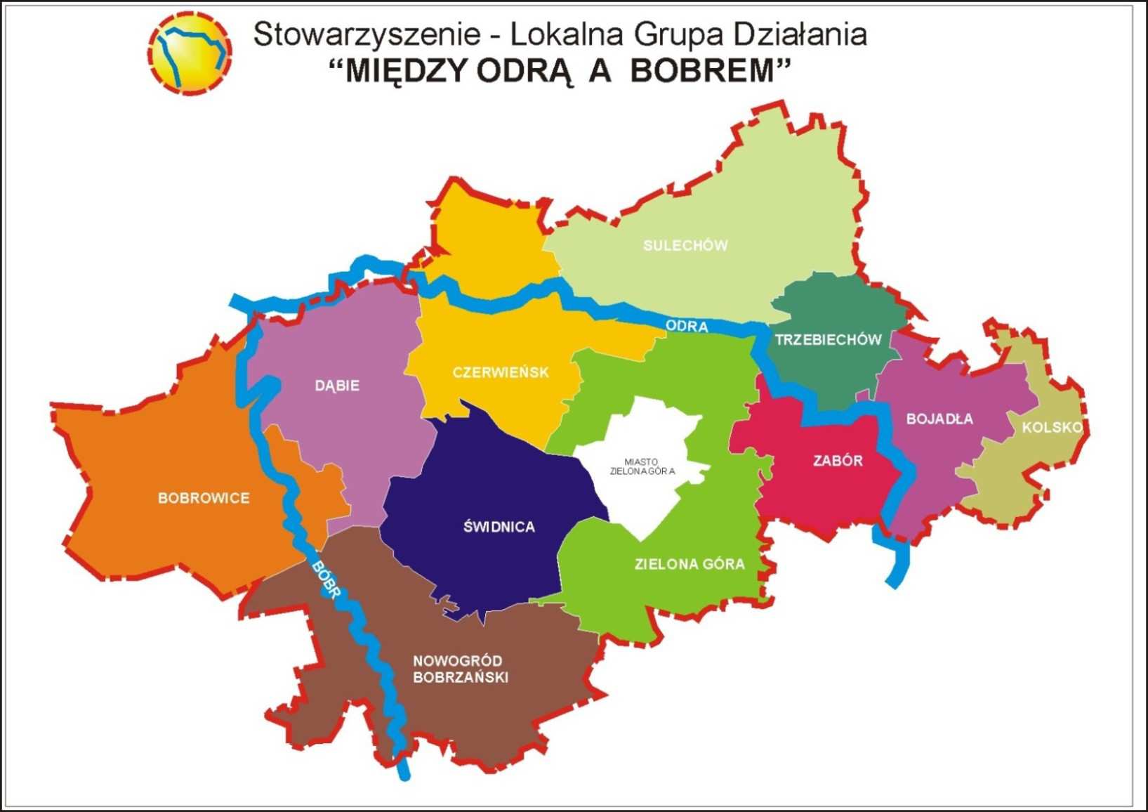 2. Opis obszaru objętego LSR wraz z uzasadnieniem jego wewnętrznej spójności Rys. 1 