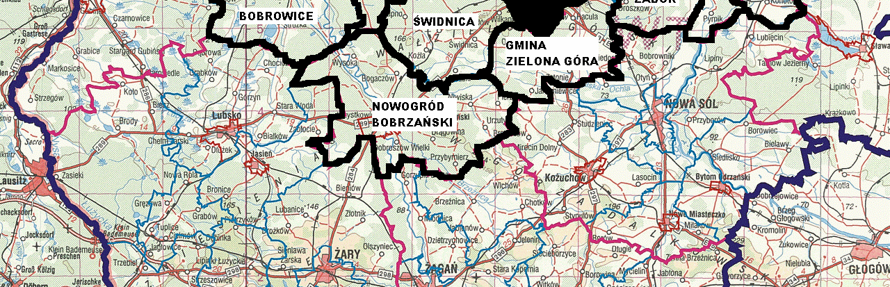 Rys. 2 Obszar LGD Między Odrą