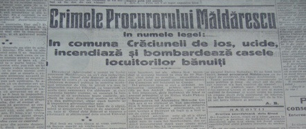 despre caz şi pentru a se convinge autorităţile dacă în adevăr această familie a fost în fruntea răscoalei.