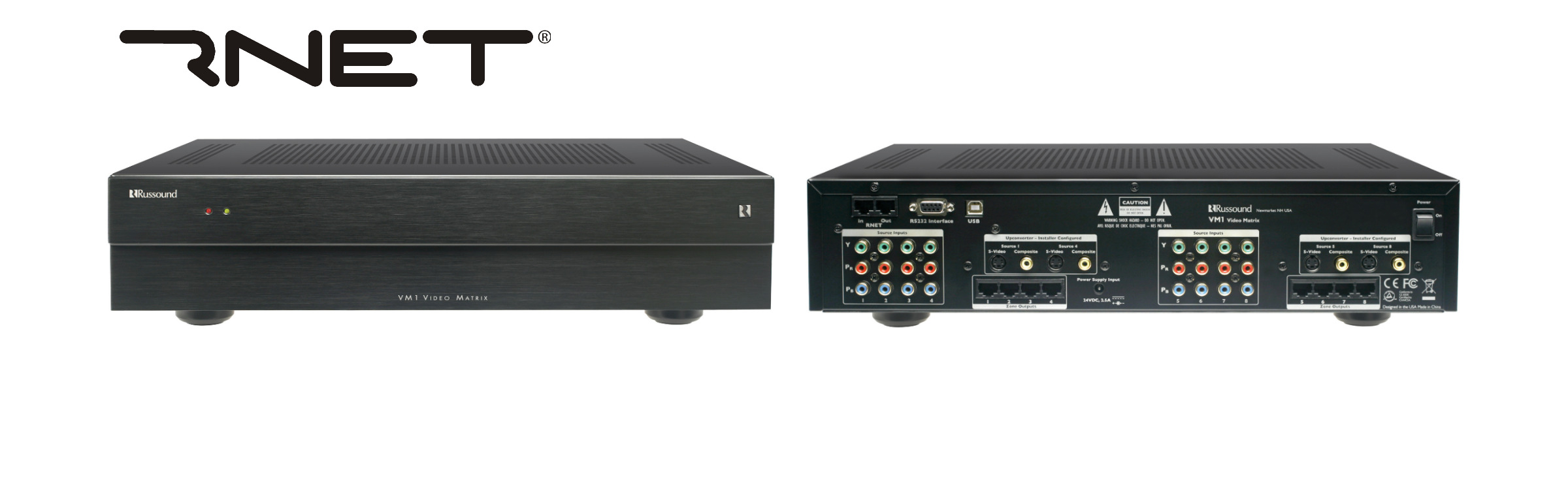 MATRYCA WIDEO VM1 Matryca wideo VM1 współpracuje z systemem wielostrefowym audio w celu dystrybucji wideo z wyjścia komponent.