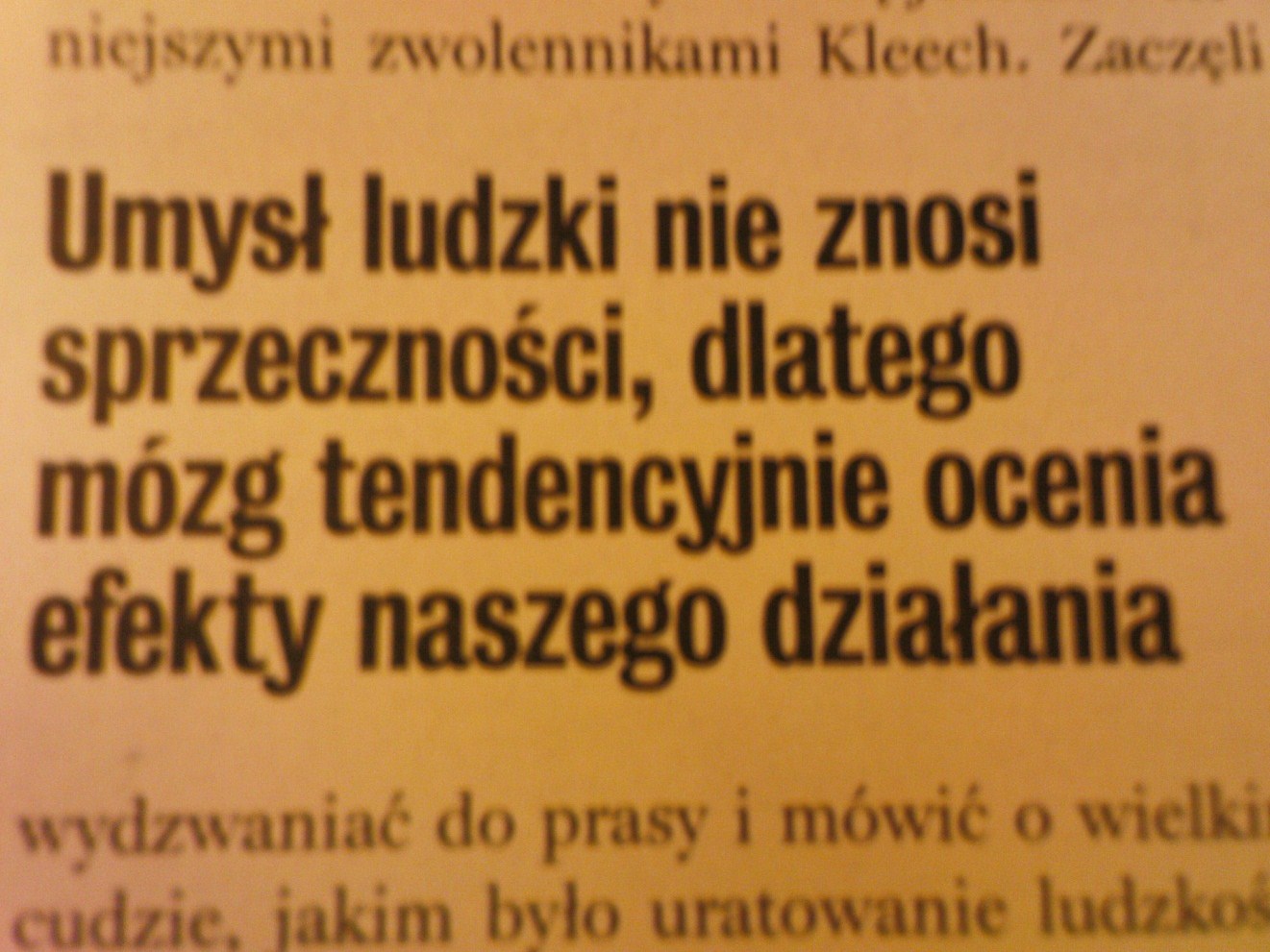 Nigdy nie odkładaj na jutro czegoś,