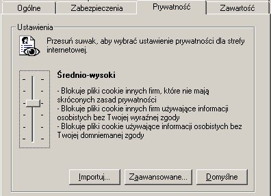 Konfiguracja Do poprawnego działania wystarcza dowolna przeglądarka internetowa obsługująca SSL 128 bitowy, JavaScript oraz pliki cookies. Zalecane przeglądarki to Internet Explorer 6 lub MozillaPL 1.