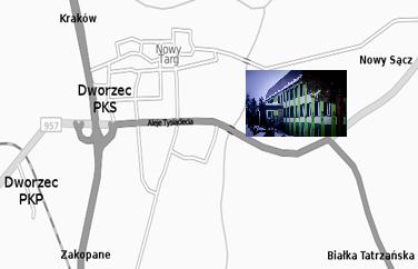 Schemat dojazdu do ZSZ NR 5 z dworca PKP I PKS: MZK linia nr 1