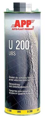 6Ochrona i wygłuszanie Baranek U 200 UBS do ochrony karoserii 1 l 80050101 Środek na bazie żywic syntetycznych i kauczuku do ochrony karoserii przed korozją i uderzeniami kamieni.