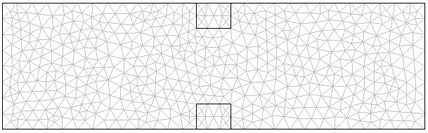 Model trzeci: Do wykonania analizy program COMSOL używa następującego równania: gdzie: η is the dynamic viscosity (współczynnik lepkości dynamicznej), ρ is the density